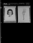 Reshoot: Female Portrait; Painting (2 Negatives) March 17 - 18, 1965 [Sleeve 45, Folder c, Box 35]